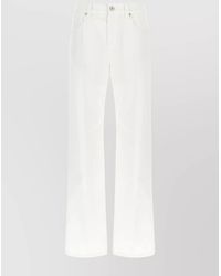 Brunello Cucinelli - Denim High-Rise Straight-Leg Jeans - Lyst