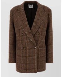 LE SULLY STUDIO - Wool Double-Breasted Blazer - Lyst