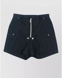 Rick Owens - Tailored Shorts Belt Loops Side Pockets - Lyst