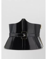 Elisabetta Franchi - Leather Corset Belt - Lyst