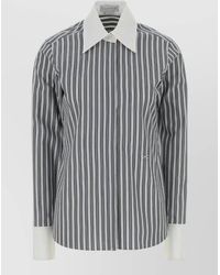 Stella McCartney - Embroidered Cotton Shirt - Lyst
