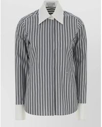 Stella McCartney - Embroidered Cotton Shirt - Lyst