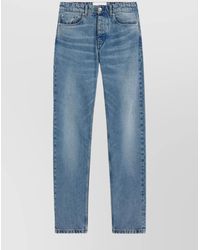 Ami Paris - Denim Slim-Fit Straight-Leg Jeans - Lyst