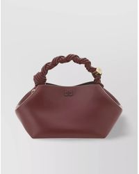 Ganni - Bou Small Leather Shoulder Bag - Lyst