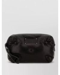 Maison Margiela - Leather Quilted Clutch Bag - Lyst