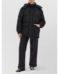 Maison Kitsuné - Hooded Oversized Jacket Logo Detail - Lyst