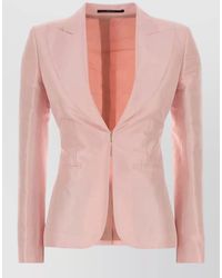 Gucci - Tailored Silk Nylon Blazer Long Sleeves - Lyst
