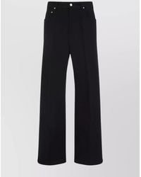 Rick Owens - Geth Jeans Straight Wide-Leg Trousers - Lyst