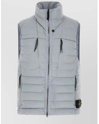 Stone Island - G100011 Padded High Collar Vest Pockets - Lyst