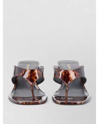 Stuart Weitzman - Sandal Open Toe Wedge Heel Tortoiseshell Pattern - Lyst