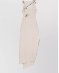 Coperni - Linen Sleeveless Asymmetric Maxi Dress - Lyst