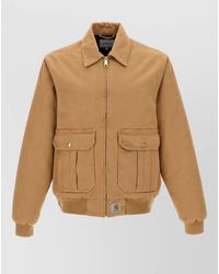 Carhartt - Cotton Quilted Single-Breasted Jacket - Lyst