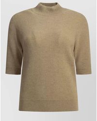 Brunello Cucinelli - Cashmere Turtleneck Sweater Mock Neck - Lyst