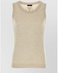 Prada - Cashmere Ribbed Tank Top - Lyst