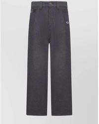 Balenciaga - Cotton Wide-Leg Denim Trousers - Lyst