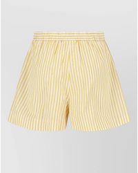 MC2 Saint Barth - Straight Shorts Striped Pattern Summer Style - Lyst