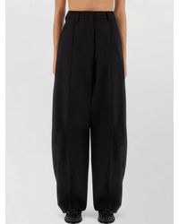 Thelatest - Pants Dear Belt Loops Pleated Wide Leg - Lyst