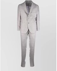 Colamarino - Single Breasted Suit Notch Lapel Back Vent - Lyst