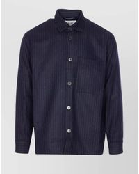 NN07 - Long Sleeve Striped Shirt And Pocket - Lyst