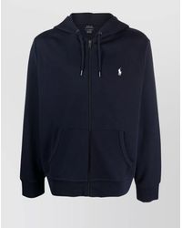 Ralph Lauren - Logo-Embroidered Zip-Up Hoodie - Lyst