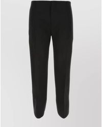 Bottega Veneta - Wool Straight-Leg Trousers - Lyst