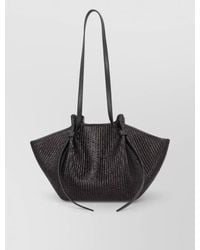 Yuzefi - Shoulder Bag Structured Shape Long Handles - Lyst