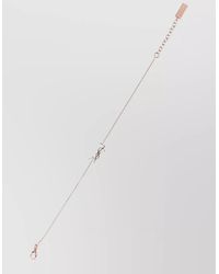Saint Laurent - Delicate Chain Bracelet Adjustable Length Design - Lyst