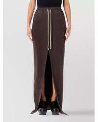 Rick Owens - Drkshdw Slit Skirt - Lyst