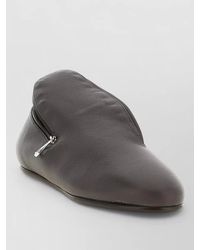 Kiko Kostadinov - Leather Asymmetric Loafers - Lyst