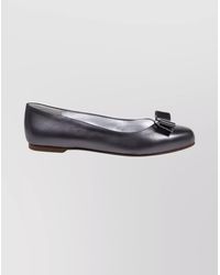Ferragamo - Bow-Detail Ballerina Shoes - Lyst