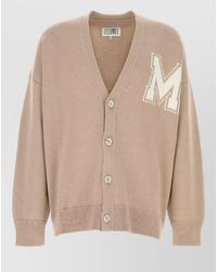 MM6 by Maison Margiela - Virgin Wool Cardigan - Lyst