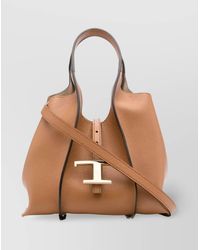 Tod's - T Timeless Mini Leather Tote Bag - Lyst