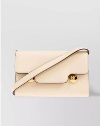 Marni - Shoulder Bag With Adjustable Strap And-Tone Hardware - Lyst