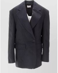 P.A.R.O.S.H. - Linen Blend Blazer - Lyst