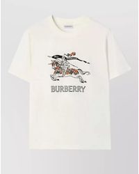 Burberry - Ekd Cotton T-Shirt - Lyst