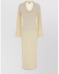 Loulou de Saison - Wool Blend Ari Knit Midi Dress - Lyst