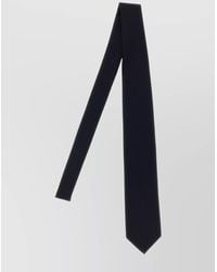 Brioni - Slim Textured Wool Tie With Pointed Tip - Lyst