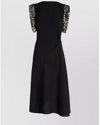 Isabel Marant - Sequin-Embellished Asymmetric Midi Dress - Lyst