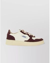 Autry - Sneakers With Contrast Panels And Perforated Toe - Lyst