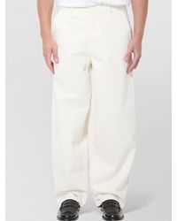 Ami Paris - Denim Mid-Rise Wide-Leg Balloon Jeans - Lyst