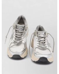 Golden Goose - Leather Lightstar Low-Top Sneakers - Lyst