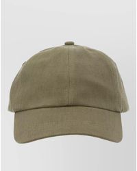 Paul Smith - Linen Baseball Cap Curved Brim Vents - Lyst
