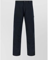 Moncler - Cotton Straight-Leg Trousers - Lyst