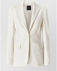 Pinko - Tailored Blazers With Flap Pockets And Notched Lapel - Lyst