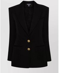 Balmain - Blazer Aderente - Lyst