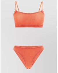Hunza G - Phoebe Bikini Set Braided Straps High Waist - Lyst