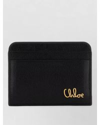 Chloé - Alphabet Leather Card Holder - Lyst