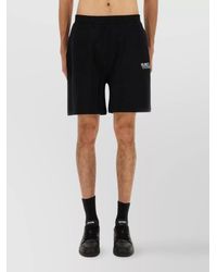 Helmut Lang - Cotton Logo-Print Bermuda Shorts - Lyst
