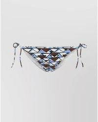 Prada - Printed Bikini Bottom - Lyst