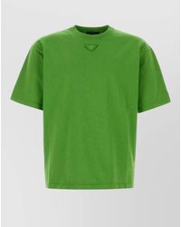 Prada - Cotton T-Shirt - Lyst